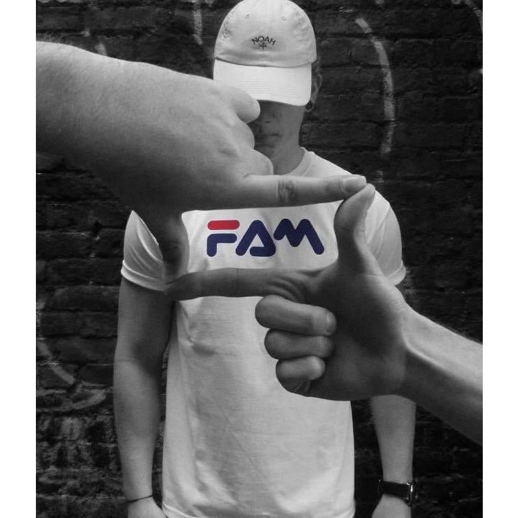 'Fam' White T Shirt