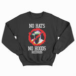 No Hats No Hoods 'Geo Red Glitch' Sweatshirt
