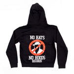 No Hats No Hoods Black Hoodie